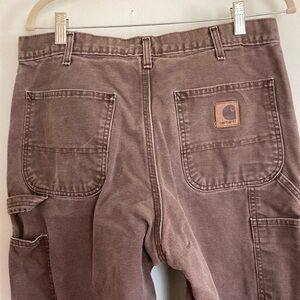 Mens Brown Carhartt Pants, size 34 - 30